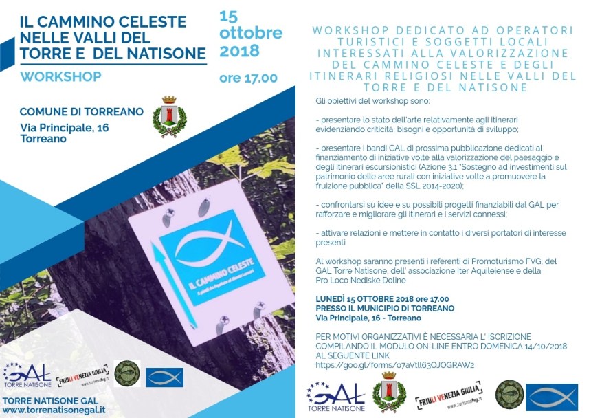 WORKSHOP CAMMINO CELESTE